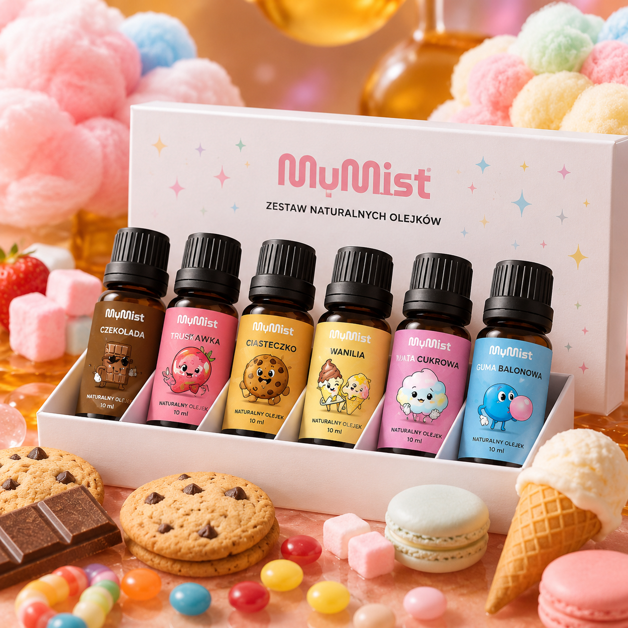 Zestaw MyMist™– 6 szt. - Słodkie aromaty